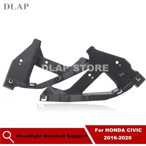 Car For HONDA CIVIC FC1 FC7 2016-2020 Front Bumper Headlight Bracket Front Headlight Support OEM:71190-TEA-T00 71140-TEA-T00