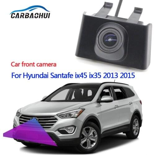 Car Special Front HD high quality Camera For Hyundai Santafe ix45 ix35 2013 2015 Car front camera Waterproof Night Vision CCD