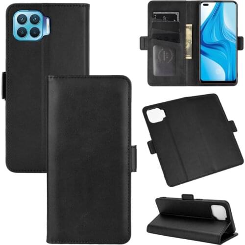 Case For OPPO F17 Pro Leather Wallet Flip Cover Vintage Magnet Phone Case For OPPO F17 Pro Coque