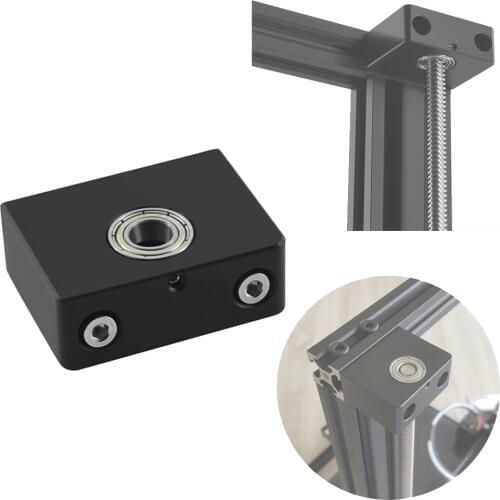 3D Printer Parts Aluminum Z-Axis Leadscrew Top Mount For Tornado CR10 ENDER 3 Ender 3 Pro Metal Z-Rod Bearing Holder BLUER