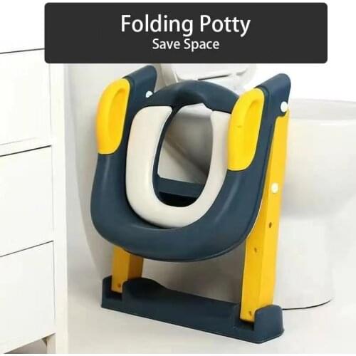Baby Potty Training Seat Urinal for Boys Kids Chair WC Seat Childrens Multifunction Folding Chair Stool Staircase Ladder Toilet