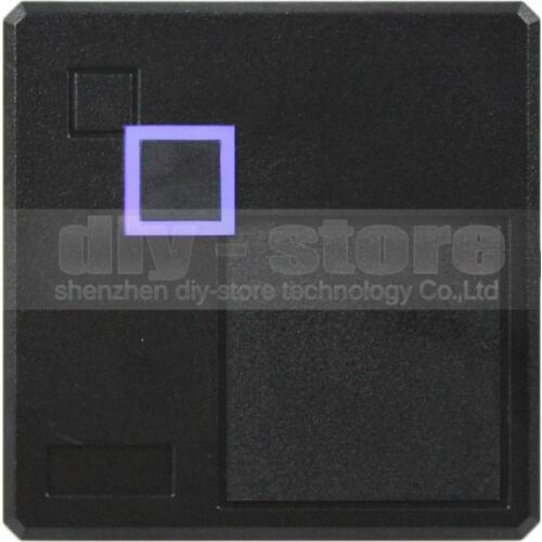 DIYSECUR Weatherproof Wiegand 26 125KHz EM4100 RFID ID Card Reader LED for Access Control System 102A