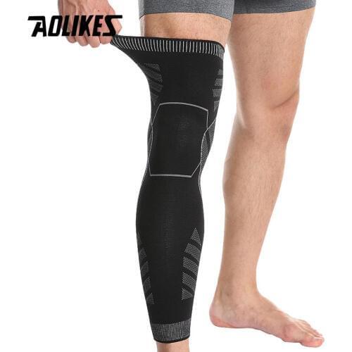 AOLIKES Knee Protector Elastic Knee Support Brace for Running, Basketball, Volleyball, Football,Cycling Knee Pads