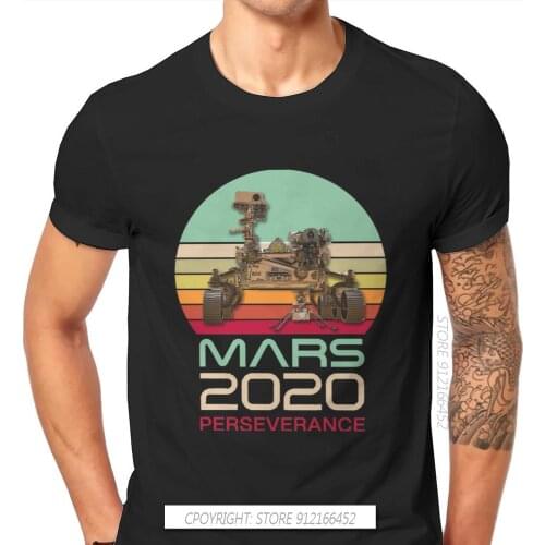 Mars Space Explorers Tshirt High Quality Graphic Men Classic Grunge Summer Mens Tops Pure Cotton Harajuku T Shirt