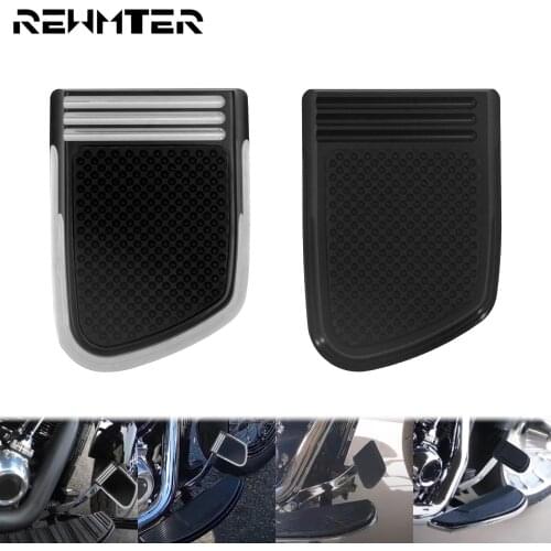 Motorcycle Small Brake Pedal Pad Cover CNC Black/Black &Chrome For Harley Softail FXBR FXBRS FLSB Breakout 2018 2019 2020