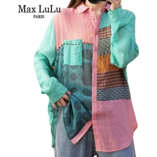 Блузки с цветами Max LuLu China At AliExpress