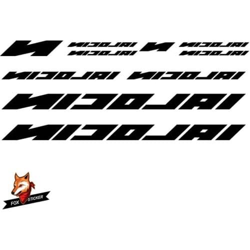 Bicycle frame stickers road bike mountain bike MTB Track bike TT bike cycle decal reflective stickers for NICOLAI stickers