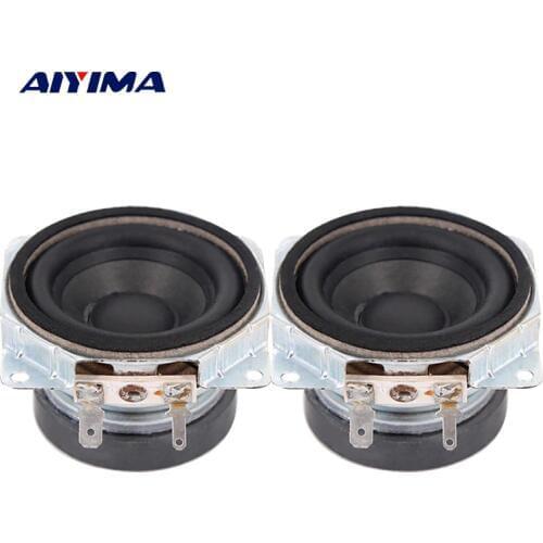 AIYIMA 2Pcs 2.2Inch Audio Portable Speakers 12Ohm 5W Full Range Speaker DIY For Computer Multimedia Speaker
