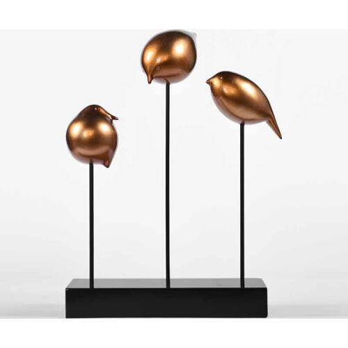 Simple modern creative bird ornaments Home Furnishing decorations study the living room TV cabinet desktop decoration