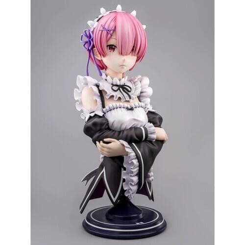 Spot Now !Ram 1/1 bust FuRyu from scratch a different world with the same GK size about 70cm pre sale