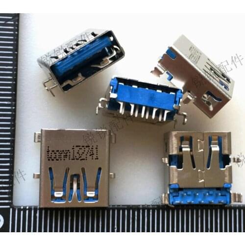 2-5pcs)Notebook USB3.0 connector motherboard USB 3.0 slot connector for Dell XPS l421x and HP Pavilion dv7-7001er dv7-7230