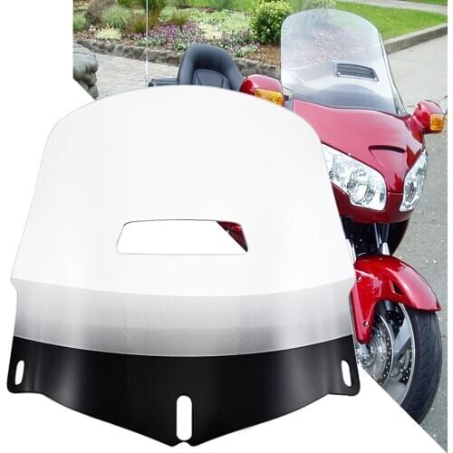 Motorcycle Clear Windscreen Windshield Protector Air Flow Vent Fit For Honda Goldwing 1800 GL1800 2001-2017