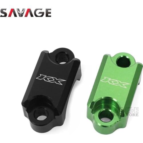Brake Master Cylinder Clamp For KAWASAKI KX 65 80 85 100 125 250 450 500 KX250 KX450 F Motorcycle CNC Handlebar Bar Clamp Cover
