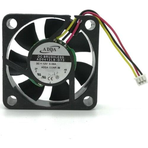 ADDA AD0412LB-G73 4010 4CM 40mm DC 12V 0.08A silent dual ball bearing cooling fan