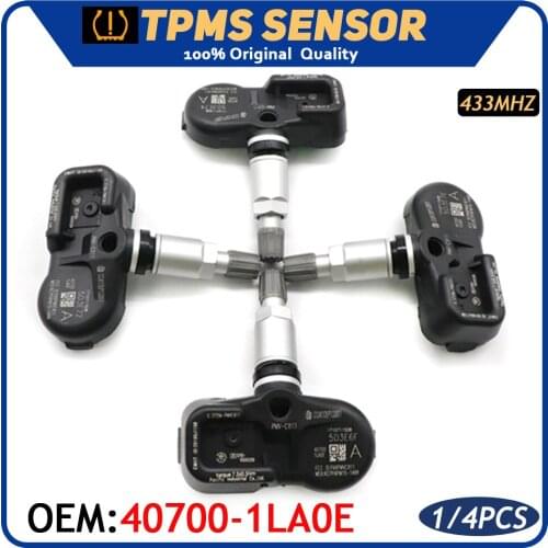 PMV-C811 Tire Pressure Ssensor For 2011-2017 INFINITI EX35 FX37 Q60 NISSAN LEAF 433MHz TPMS SENSOR 40700-1LA0B 40700-1LA0C