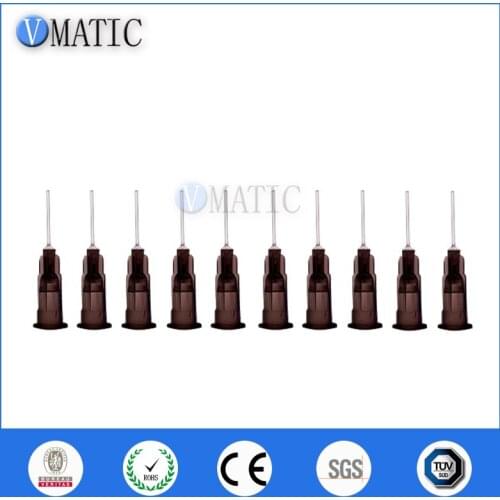 Free Shipping 100pcs 22Ga 1/2 Inch Industrial Dispensing Needle Blunt Tip For Liquid Dispenser Adhesive Glue