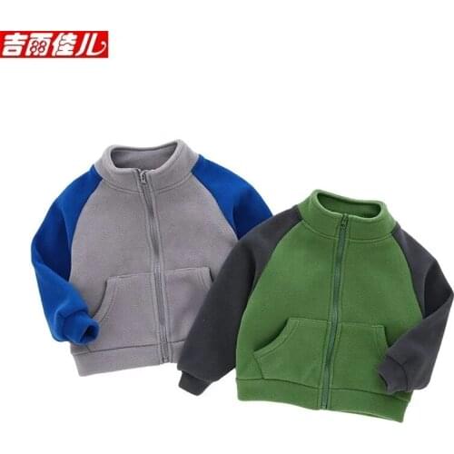 Childrens boys coats jackets spring autumn boys casual tops new winter kids baby boys thickened sweaters coats tops P4 222