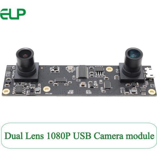 Dual lens 3D VR mini USB Camera Module Board AR0330 Sensor with 90degree dual lens HD 1080P OTG support for 3D VR Industrial