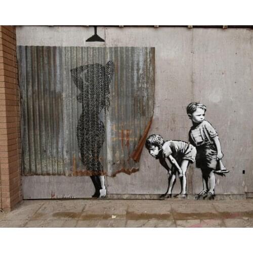 DIY Painting By Numbers Street Graffiti Kit Oil Picture By Numbers Artist Wall Art Canvas Painting Home Decoration Gift 40x50cm