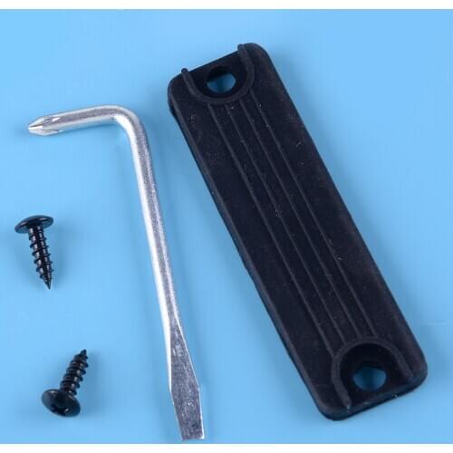 CITALL Black Rubber Trunk Hatch Liftgate Switch Latch Button Cover fit for Toyota Lexus Scion 84040-21010 84840-20010 Car