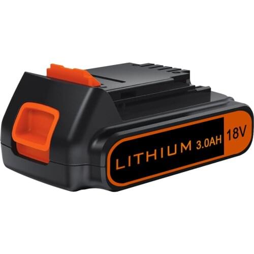 3.0Ah BL2018 Lithium Battery Compatible with Black & Decker 18V LB20 LBX20 LST220 LBXR20 LBXR20B-2 LB2X4020 20V Cordless Tools