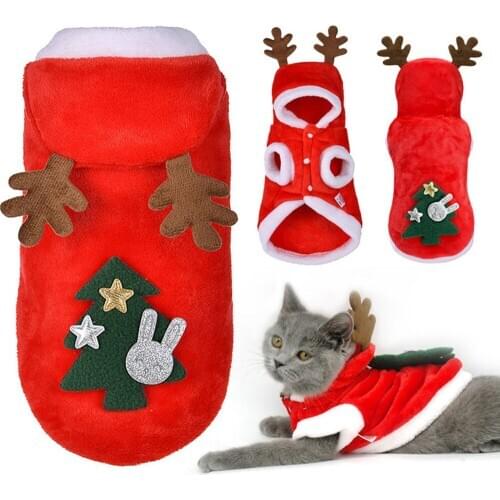 New Dog Clothes Christmas Dog Clothes for Small Dog Coat Winter Costume for Small Big Dogs Pet Clothing Cat Hoodies Pet Clothing