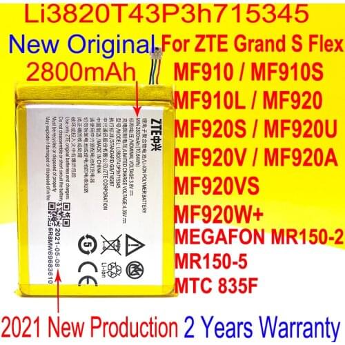 New 2800mAh Battery Li3820T43P3h715345 For MEGAFON MR150-2 MR150-5 / MTC 835F + With Track Code