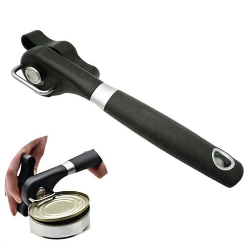 Manual Cans Opener Stainless Steel Side Cut Can Openers Household Safe Turn Handle Open Bottle Gadgets Kitchen Accessories Tools