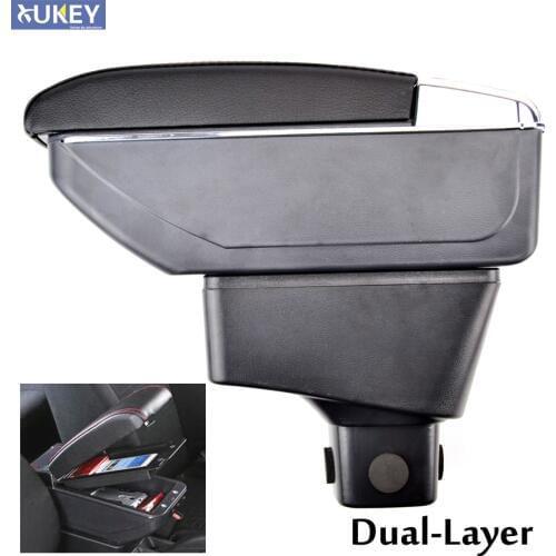 Leather Centre Arm Console Armrest For Suzuki SX4 2007-2013 Fiat Sedici Center Console Arm Rest Storage Box 2008 2010 2011 2012