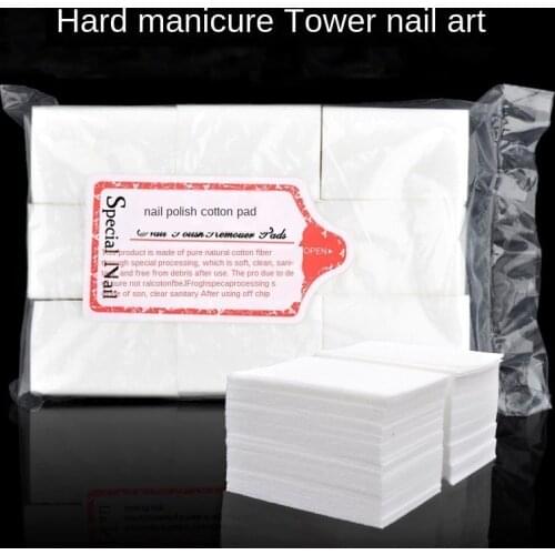 600/700pcs Gel Nail Polish Remover Pads For Manicure Soak Off Towel Nail Wipes Cotton Cleaning Varnish Nail Art Tools