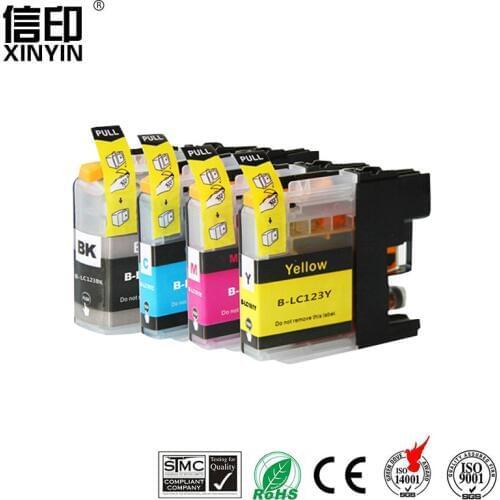 XColor LC123 compatible ink cartridge For Brother MFC-J4510DW MFC-J4610DW Printer Ink Cartridge LC 123 MFC-J4410DW J4710DW