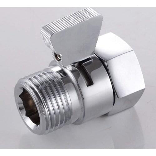 Universal Bathroom Shower System Component Shower Head Diverter Valve Water