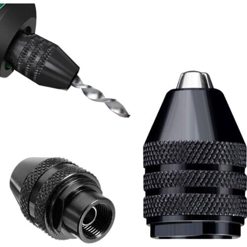 Universal Multi Drill Chuck Keyless For Dremel Rotary Tools 4 Sizes 0.3-3.2mm Mini Drill Bit Chucks Adapter Engraver Accessories
