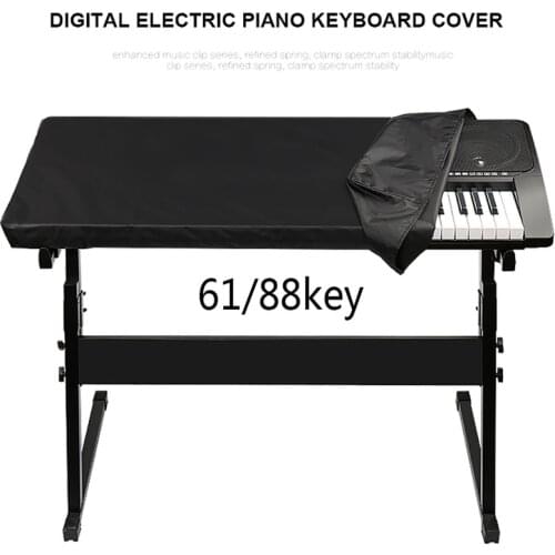 Waterproof Electronic Digital Piano Cover Dustproof Durable Foldable for 61/88-key Dirt-Proof Protector Piano Covers on Stage