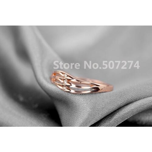 Dans Element Genuine Austria Crystal Rings for Women healthful Anti Allergies #RG91736