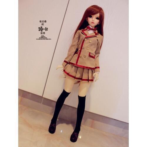1/3 DD 1/4 MSD BJD doll coat doll accessories Bjd sd doll socks bjd COS school uniform suit clothing
