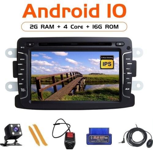 ZLTOOPAI Android 10 For Renault Duster Dacia Logan Sandero Xray 2 Auto Radio Stereo Head Unit Car Multimedia Player GPS Navi