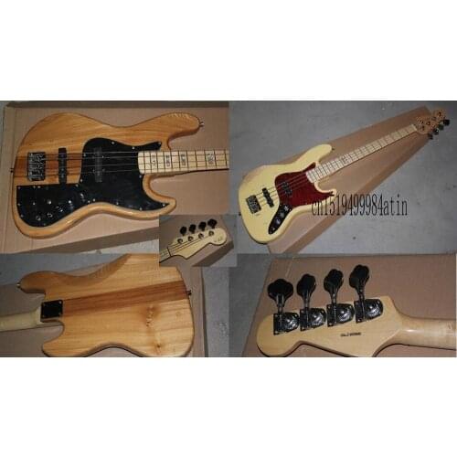 Free shipping High Quality Custom body mahogany body 4 string FD Signature Jazz Bass old Electric guitar