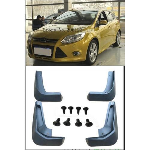 For Ford Focus 3 MK3 Hatchback 2011 - 2018 set Mud Flaps Mudguards Mudflaps Splash Guards 2016 2017 2015 2014 2013 2012