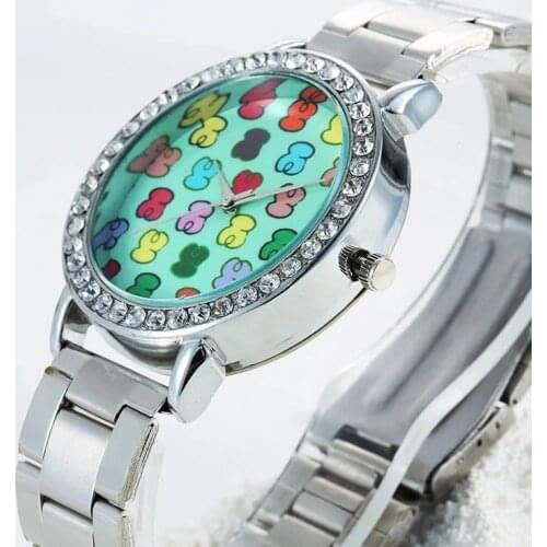 Luxury Silver Women Watch Bear Top Brand Womens Watches Fashion Women Bracelet Watch Female Clock Reloj Mujer Montre Relogio