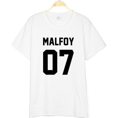 DRACO MALFOY T-SHIRT MALFOY 07 Fashion Hipster Unisex T-Shirt More Size and Colors-D516
