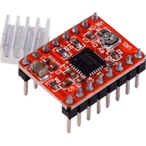 HW-134A A4988 Stepper Motor Driver Board Module with Heat Sink for RepRap Mendel Huxley 3D Printer Parts