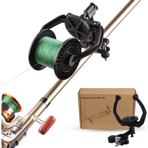 EASY CATCH Fishing Line winder Spooler Portable Spool Station System for fishing reel line winder