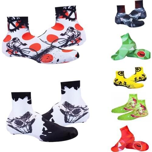 Men Women Cycling Shoe Cover windproof Bike Shoe Cover MTB Bicycle Zippered Overshoes Riding Quick dry Green