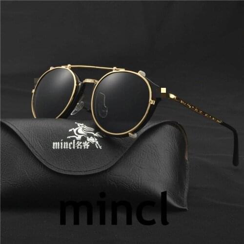 MINCL/Men Myopia sunglasses Clip Polarized Myopia Driving Glasses Clip On Dual Purpose Driving mirror LXL