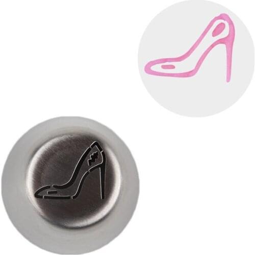 Free Shipping Stainless Steel 304 Cake Decorating Icing Piping Nozzle(High-Heel Design) For Valentines' Day #VD0010