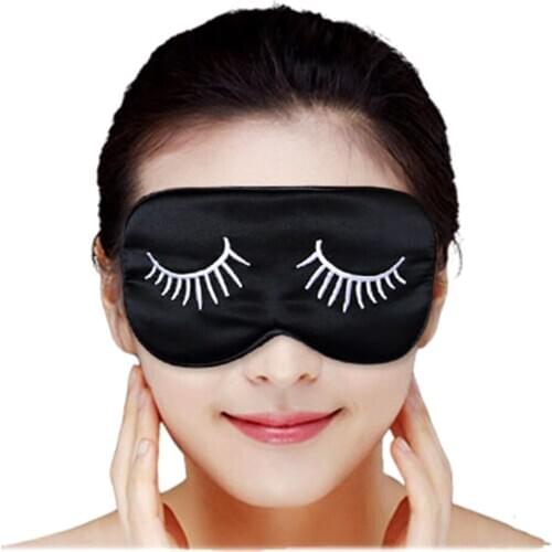Natural Mulberry Silk Sleep Mask Blindfold Cover Soft Smooth Eye Mask Relax - Good Sleeping Supplies