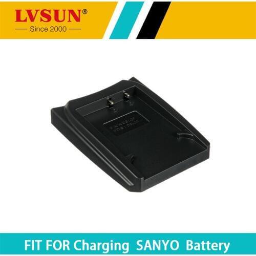 LVSUN DB-L20 Rechargeable Battery Plate Case for SANYO DMC-C1 C4 C5 E60 CG65 E6 DSC-J4 DSC-K4 CA65 Camera Batteries Charger