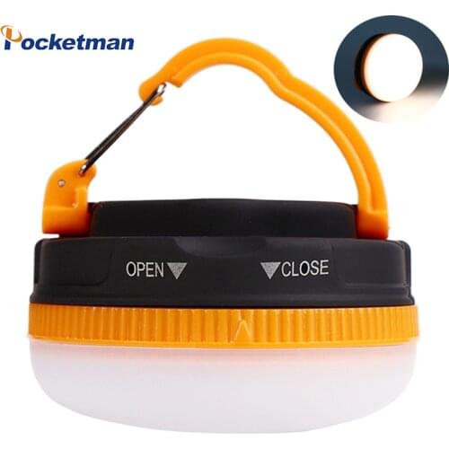 Portable Led Waterproof Camping Lantern 5 Modes 3W Lights Warm White Outdoor Night Emergency Lighting Fishing Hunting Work Lamp