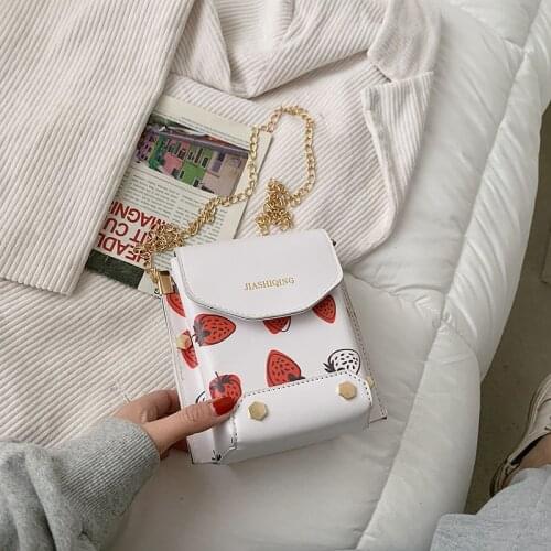 Phone Crossbody Bag Ladies Bags Handbag Designer Strawberry Popular New Trendy Fashion One-Shoulder Messenger High Quality